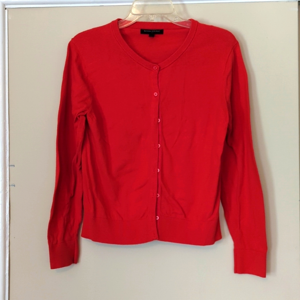 Crew neck cardigan